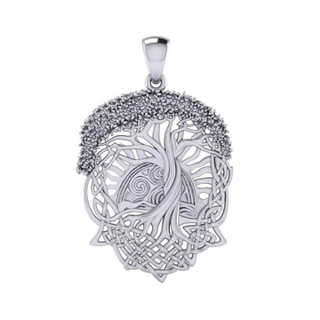Admiration towards the Tree of Life creation ~ Sterling Silver Jewelry Pendant TPD974 - Jewelry